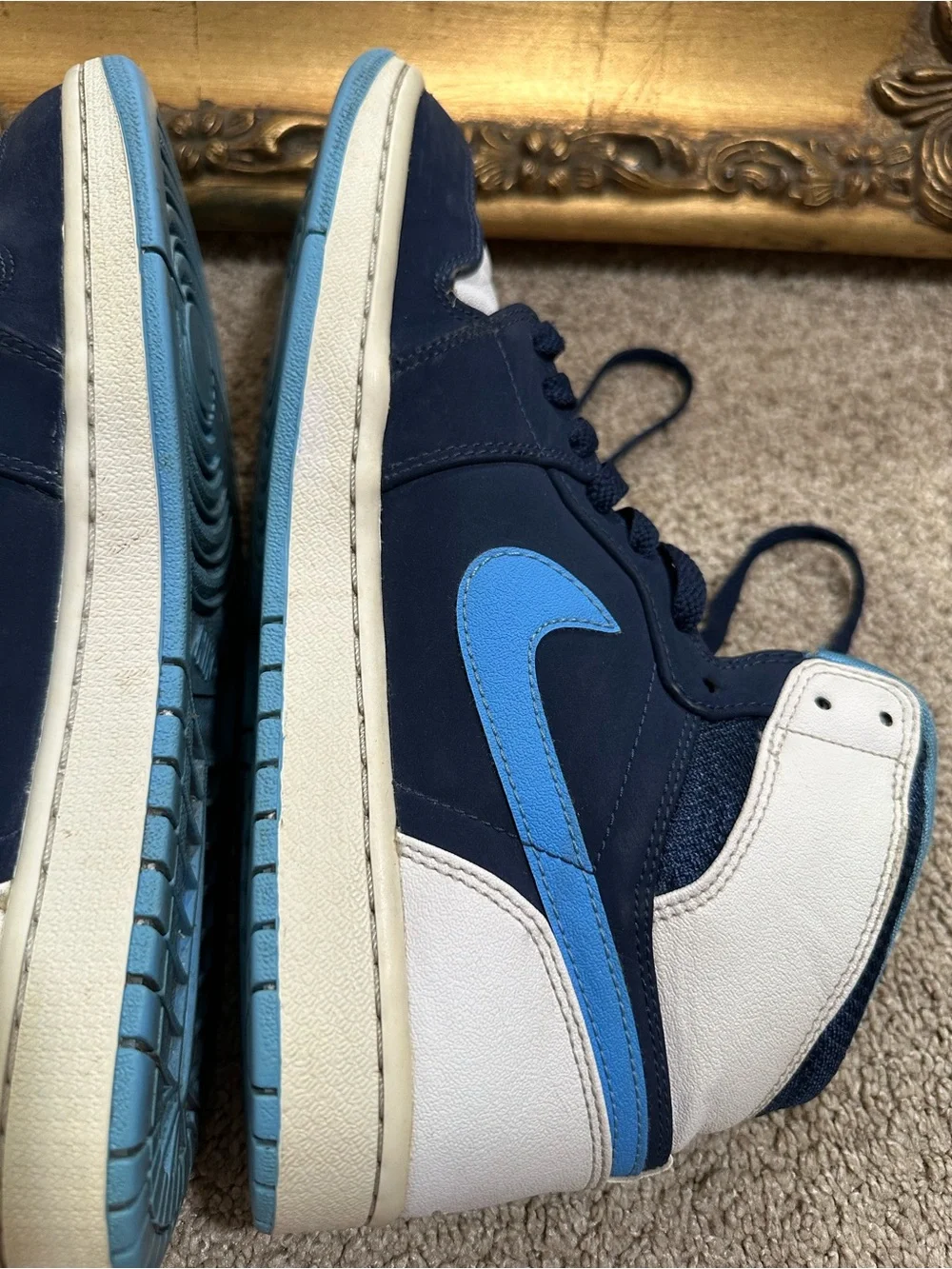 Air Jordan 1 Retro High GS Chris Paul Midnight Navy White University Blue